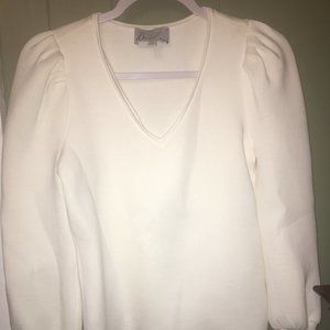 dh brand puff sleeve sweater